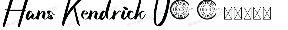 Hans Kendrick V4字体转换